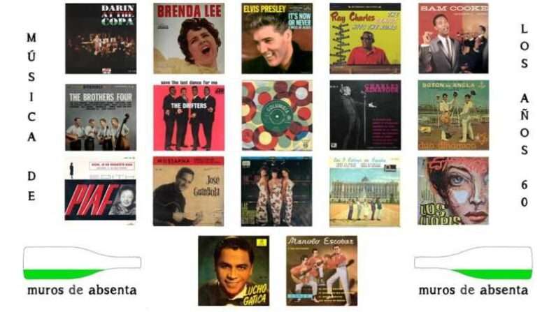 Ambiente Oculto Adiccion Música de los 60: 430 canciones desde 1960 - Muros de absenta