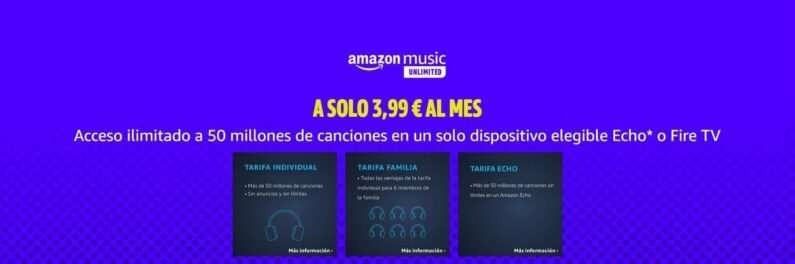 Precio de Amazon Music Unlimited
