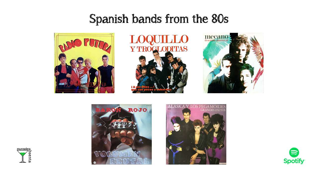 Spanish groups from the 80s